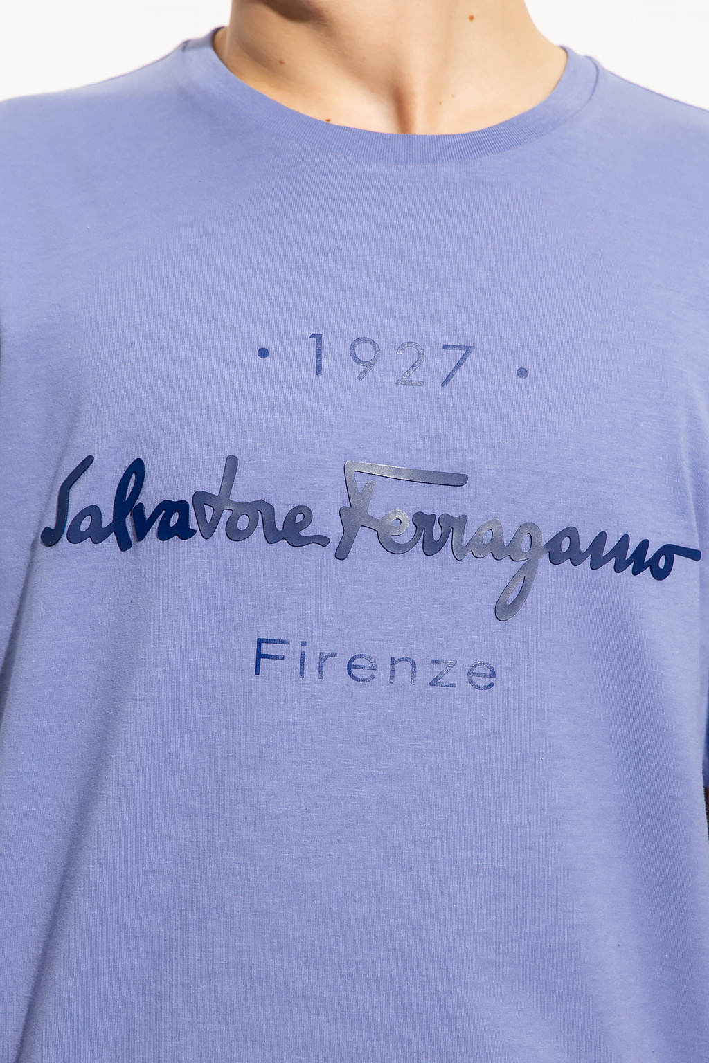 FERRAGAMO T-shirt with logo | Men's Clothing | Vitkac